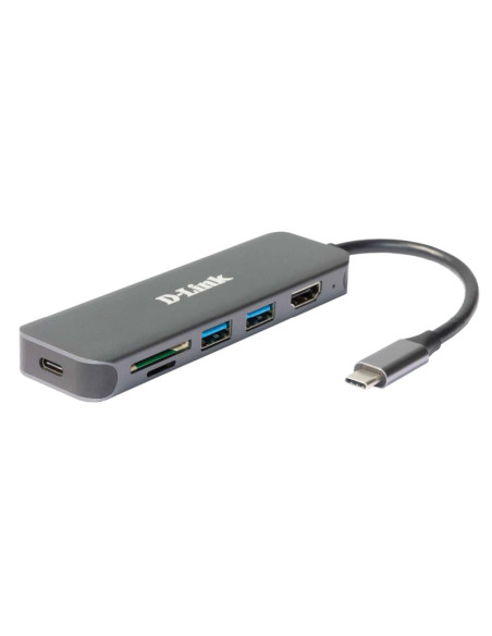 Docking station D-LINK DLINK 6-IN-1 USB-C HUB DUB-2327