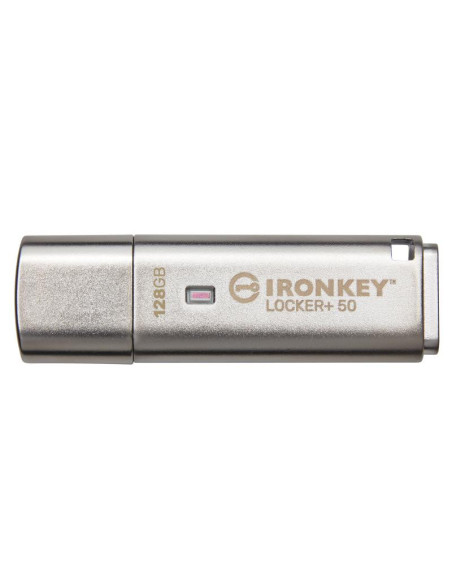 Memorii USB Kingston IronKey Locker+ 50 USB 128GB