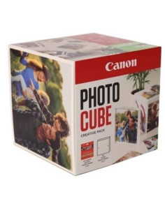 Hartie foto CANON PP-201 13x13CM PHOTO CUBE WH/OR
