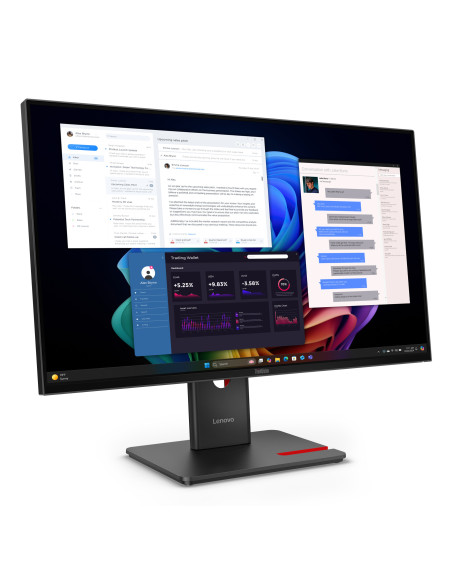 Lenovo Monitor ThinkVision T27UD-40 27" IPS UHD 4ms 350cd 1500:1 60Hz Dock HUB Tilt Swivel Lift Pivot "64AFGAT2EU"