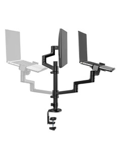 Suport TV / Monitor NEOMOUNTS Suport dublu laptop birou... 2
