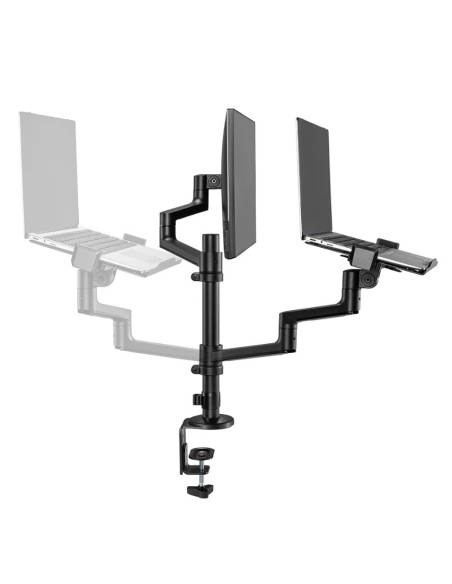 Suport TV / Monitor NEOMOUNTS Suport dublu laptop birou NM 17-27"