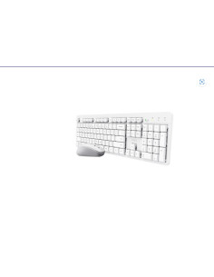 Kit mouse tastatura TRUST Kit Trust Ody II wireless, alb