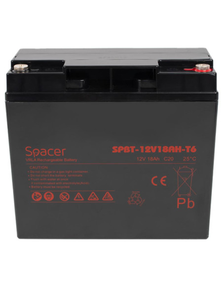 Accesorii UPS-uri SPACER SPC ACUMULATOR UPS 12V/18Ah terminal F1