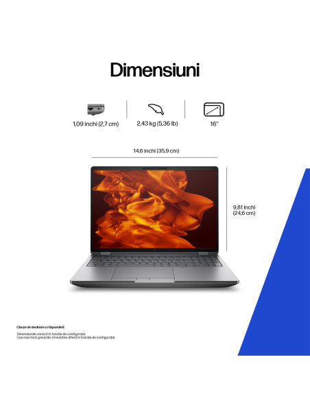 HP F16G1i 16 U7-255HX 32 1T PRO1000 W11P "98L69ET"