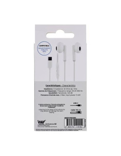 TNB WAY WIRED USB-C EARPHONES "WESTYPECWH"