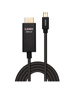 Cablu Lindy 2m Active mDP to HDMI (HDR), "LY-40922"