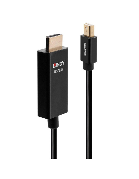 Cablu Lindy 2m Active mDP to HDMI (HDR), "LY-40922"