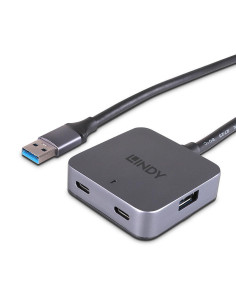 Hub Lindy 4 Port USB 3.0 5m "LY-43388"
