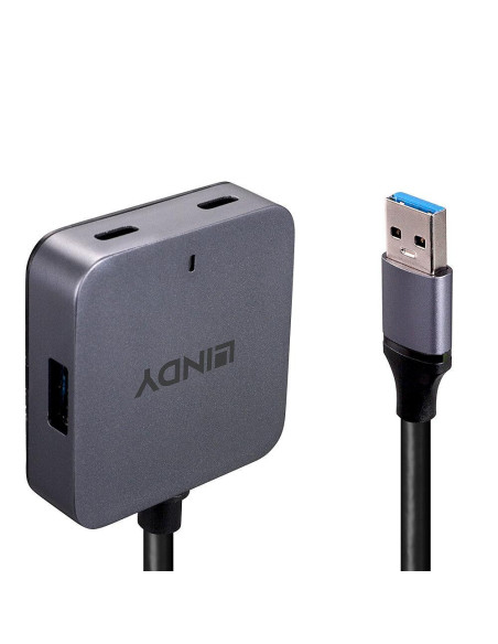 Hub Lindy 4 Port USB 3.0 5m "LY-43388"