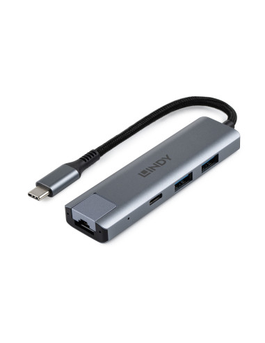 DOCKING Station Lindy USB3.2 Gigabit Ethernet,...
