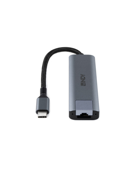 DOCKING Station Lindy USB3.2 Gigabit Ethernet, gri "LY-43422"