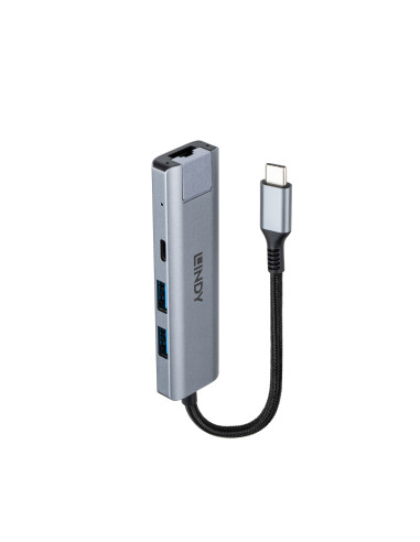 DOCKING Station Lindy USB3.2 Gigabit Ethernet,...