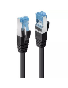 Cablu Lindy 1m Cat.6A S/FTP LSZH, Black, "LY-47177"