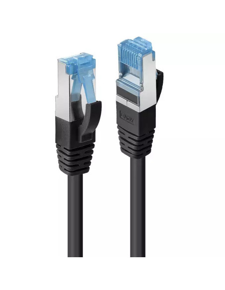 Cablu Lindy 1m Cat.6A S/FTP LSZH, Black, "LY-47177"