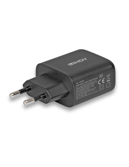 Incarcator Lindy 2x USB Type-C GaN 65W "LY-73438"