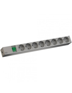 PRELUNGITOR BACHMANN PDU 19" 1HE 8SCHUKO "BM-333.400"