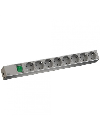 PRELUNGITOR BACHMANN PDU 19" 1HE 8SCHUKO...