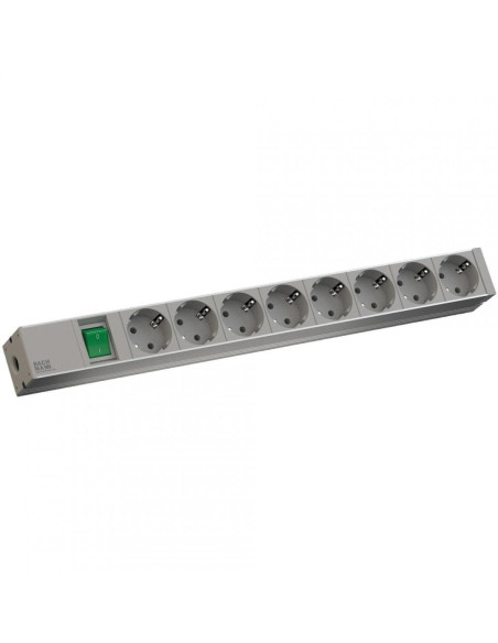 PRELUNGITOR BACHMANN PDU 19" 1HE 8SCHUKO "BM-333.400"