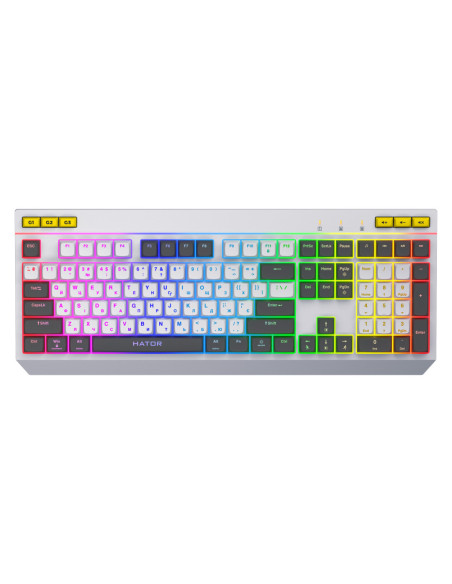Tastaturi HATOR Tastatura membrana Hator Icefall alb