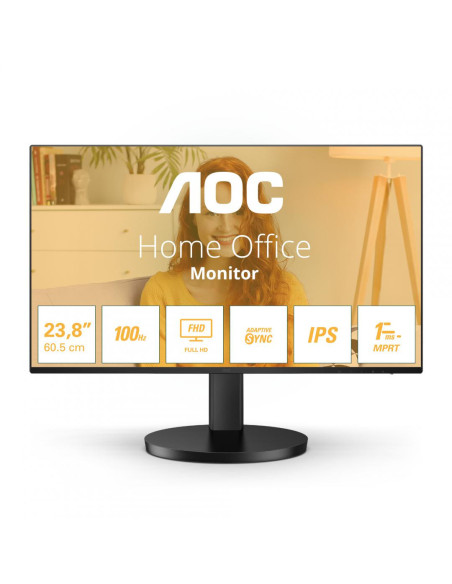 Monitor AOC 23.8" IPS FHD 1920x1080 120Hz 4ms (1ms MPRT) FlickerFree Boxe 2Wx2 VGA HDMI 24B3HA2