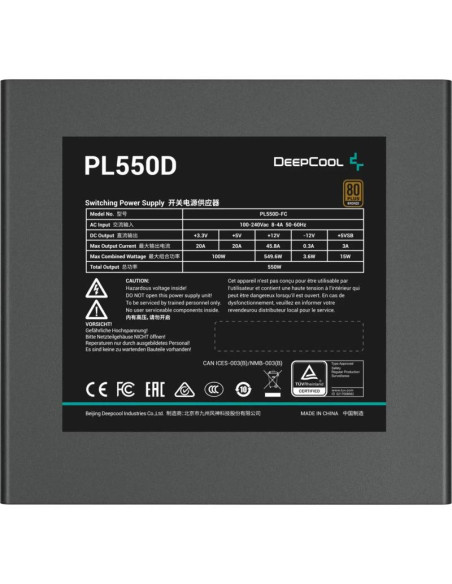 Surse PC DEEPCOOL SURSA DEEPCOOL PL550D V2