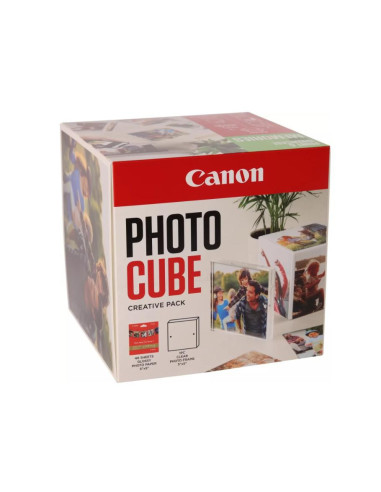 Hartie foto CANON PP-201 5x5 Photo cube White