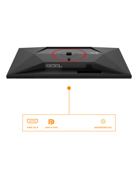 Monitor Gaming Fast IPS LED AOC 27" Q27G4ZR, QHD (2560 x 1440), HDMI, DisplayPort, Pivot, 160 Hz, 0.3 ms (Negru) "Q27G4ZR"
