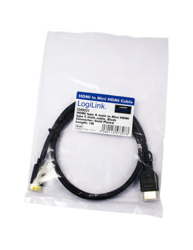 CABLU video LOGILINK, adaptor Mini-HDMI (Type...