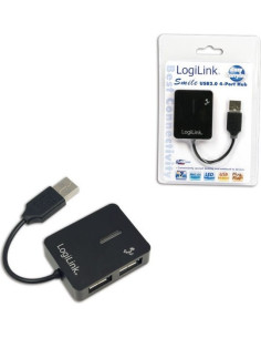 HUB extern LOGILINK, porturi USB: USB 2.0 x 4, conectare...