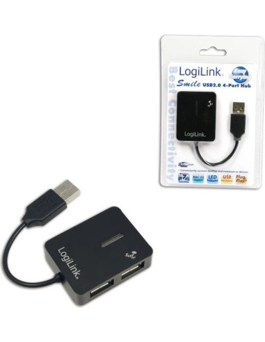 HUB extern LOGILINK, porturi USB: USB 2.0 x 4,...