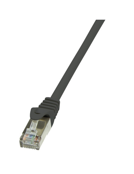PATCH CORD FTP LOGILINK Cat6, cupru-aluminiu, 10 m, negru, AWG26, ecranat "CP2093S"