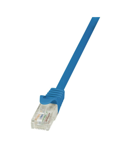 PATCH CORD UTP LOGILINK Cat6, cupru-aluminiu, 0.5 m, albastru, AWG24, "CP2026U"