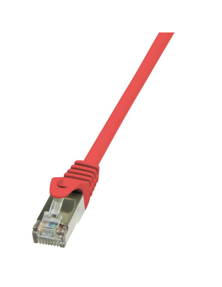 PATCH CORD FTP LOGILINK Cat5e, cupru-aluminiu, 5 m, rosu, AWG26, ecranat "CP1074S"