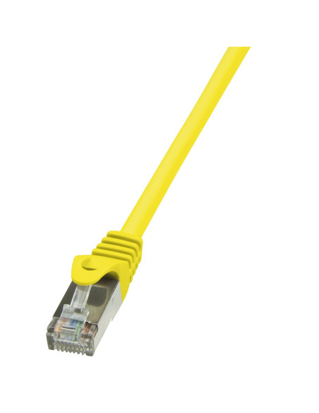 PATCH CORD FTP LOGILINK Cat5e, cupru-aluminiu, 1 m, galben, AWG26, ecranat "CP1037S"