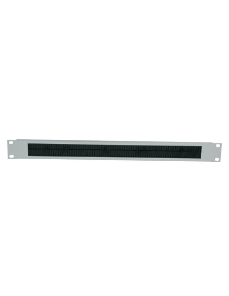 PANOU intrare cabluri LOGILINK, tip masca orizontala cu perii, 19 inch, 1U, gri, "ORCEB1G"