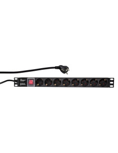 PDU LOGILINK 1U pt. rack 19 inch, 8 prize Schuko, intrare...