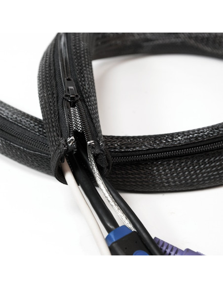 MANSON protectie cabluri LOGILINK, cu fermoar, diametru 20mm, 1m, negru, "KAB0046"
