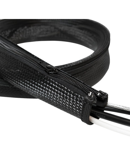 MANSON protectie cabluri LOGILINK, cu fermoar, diametru 20mm, 1m, negru, "KAB0046"