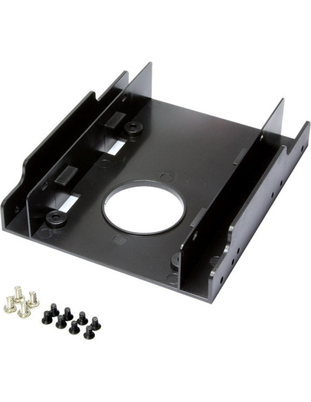 ADAPTOR LOGILINK fixare HDD/ SSD 2,5" in bay de 3,5", 2 x 2.5", "AD0010"