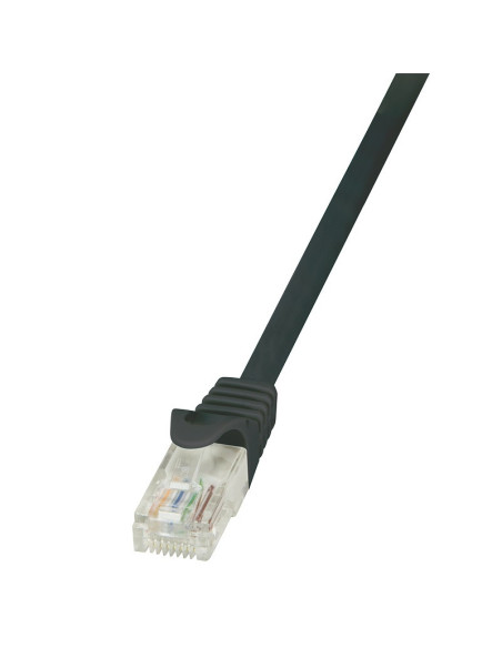 PATCH CORD UTP LOGILINK Cat6, cupru-aluminiu, 1.5 m, negru, AWG24, "CP2043U"