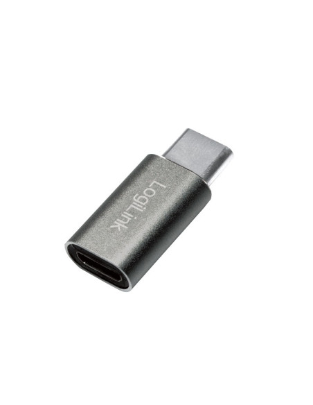 ADAPTOR LOGILINK, pt. smartphone, USB 3.0, USB Type-C (T) la Micro-USB (M), argintiu, "AU0041"