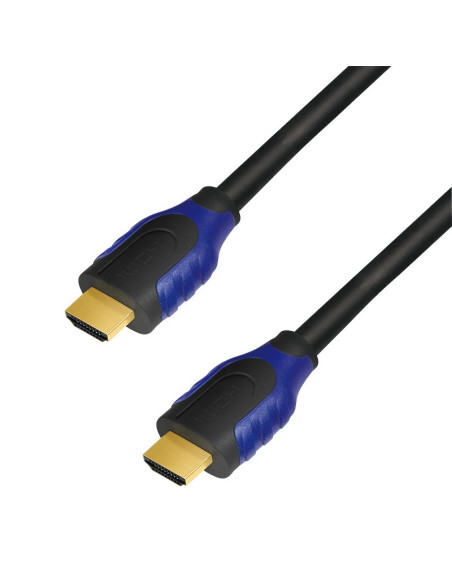 CABLU video LOGILINK, HDMI (T) la HDMI (T), 2m, conectori auriti, rezolutie maxima 4K DCI (4096 x 2160) la 60 Hz, ver. 2.0b, w.