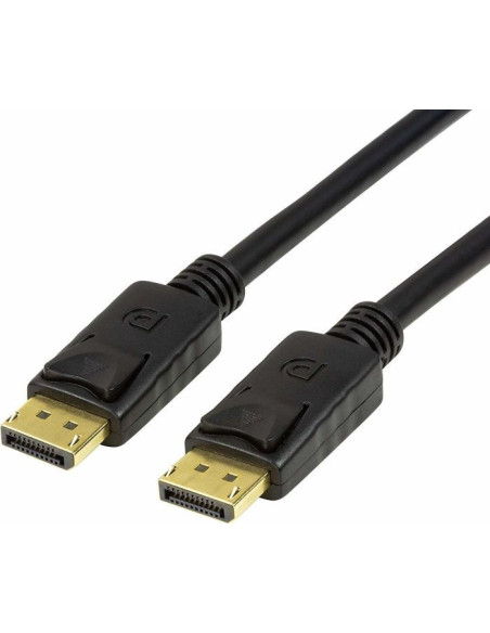 CABLU video LOGILINK, DisplayPort (T) la DisplayPort (T), 2m, conectori auriti, rezolutie maxima 8K (7680 x 4320) la 60 Hz, negr