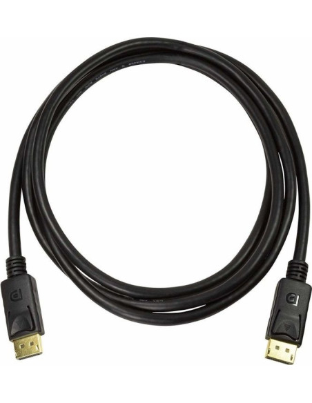 CABLU video LOGILINK, DisplayPort (T) la DisplayPort (T), 2m, conectori auriti, rezolutie maxima 8K (7680 x 4320) la 60 Hz, negr
