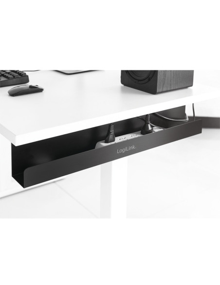 ORGANIZATOR cabluri LOGILINK, pentru gestionare cabluri, din otel, black, "KAB0070"