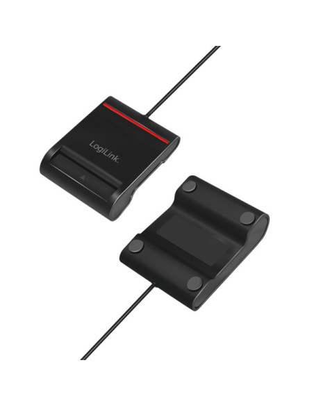 CITITOR DE CARDURI LOGILINK, pentru smart ID, USB 2.0, 0.9m, negru, "CR0047"