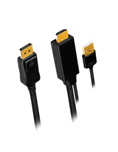 CABLU video LOGILINK, HDMI (T) 1.4 + USB (T) la... 2