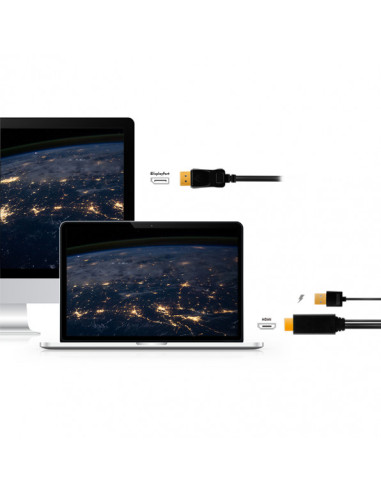 CABLU video LOGILINK, HDMI (T) 1.4 + USB (T) la...