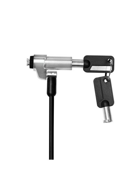 CABLU securitate LOGILINK pt. notebook, slot nano, 2 chei standard, 1.8m, cablu aliaj-zinc, permite pivotant si rotire, "NBS013"